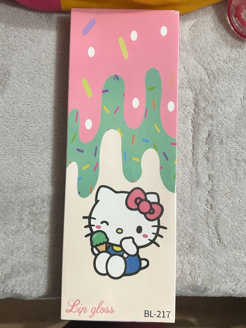 Hello Kitty Ice Cream Lip Gloss Set Boxed NIB